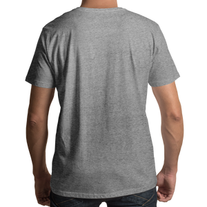 Grey V Neck Man