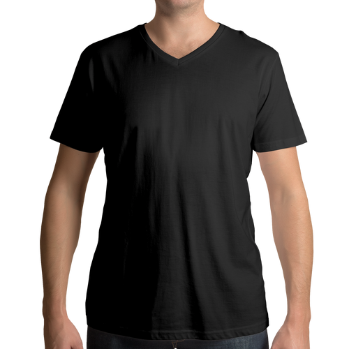 Black V Neck Man2