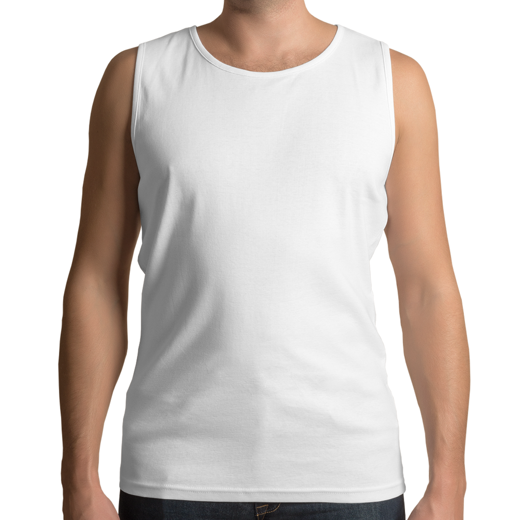 White Sleeveless Round Neck