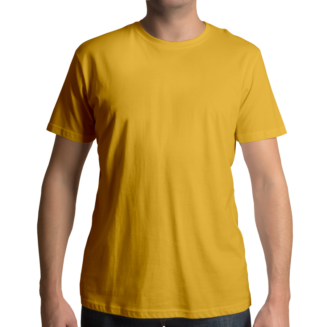 Yellow Round Neck Man